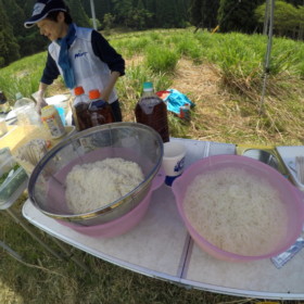 25km 百里小屋エイド