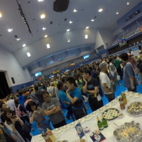 前夜祭もゆったり