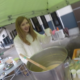 スープにシナモン