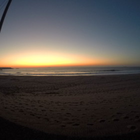 エイドでたら、少し明るくなってきました