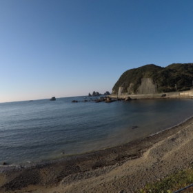 海岸沿い リゾート気分