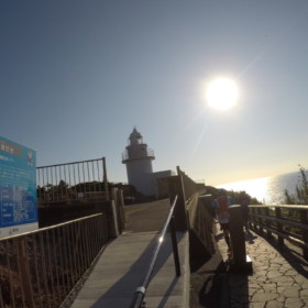 左手に、石廊崎灯台